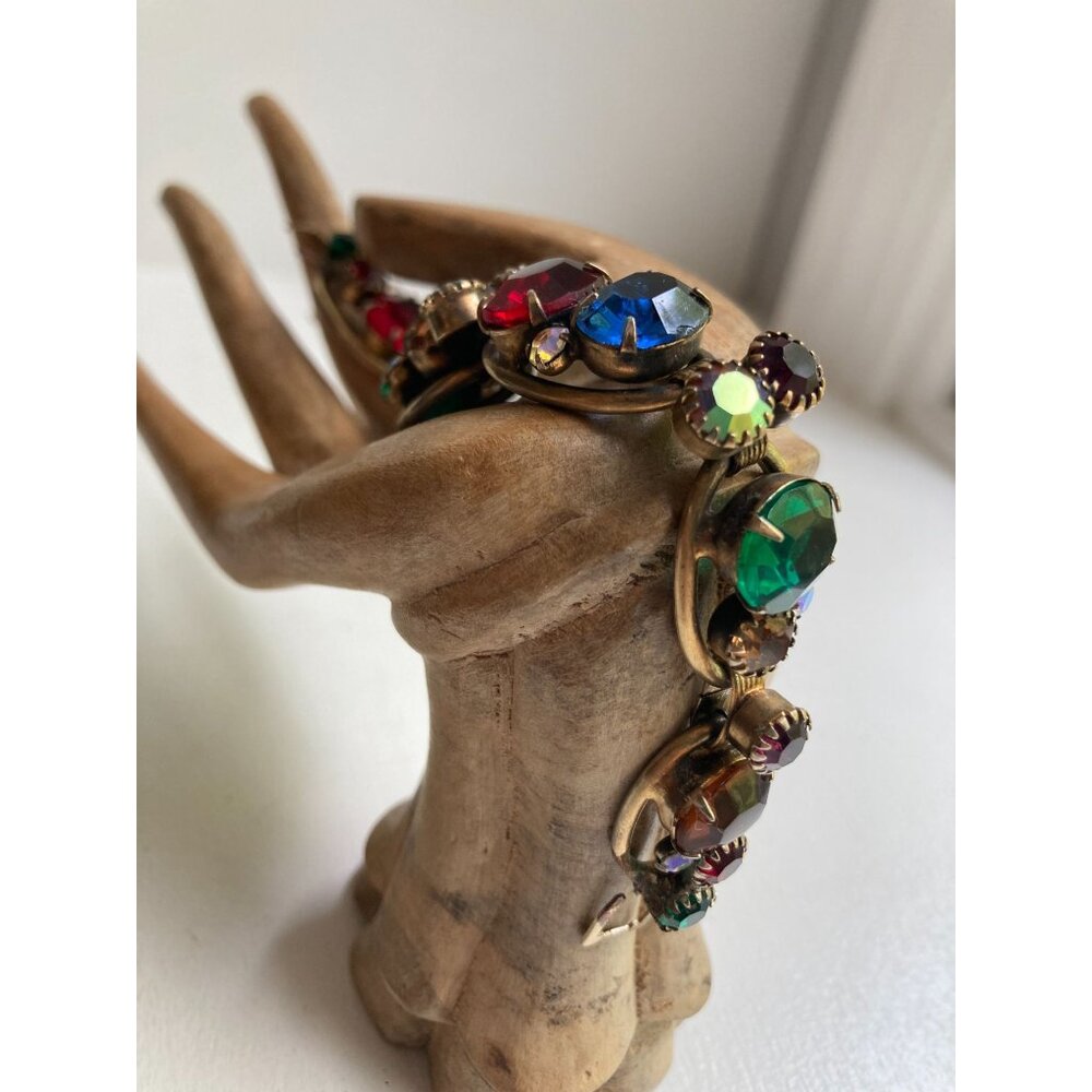 Weiss Multi Color Rhinestone Bracelet -READ - Picture 11 of 16
